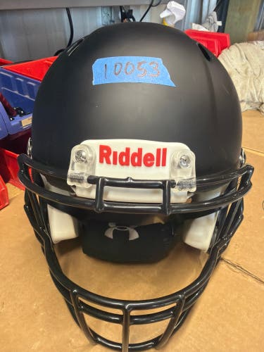 USED RIDDELL SPEED ADULT HELMET - LARGE - FLAT BLACK