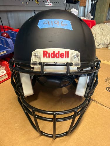 USED RIDDELL SPEED ADULT HELMET - LARGE - FLAT BLACK