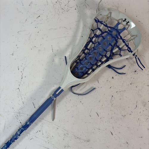 Under Armour Futures Small Diameter Girls Complete Lacrosse Stick, Blue
