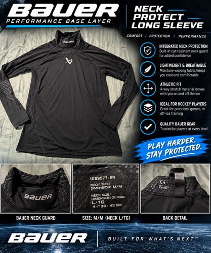 Bauer (Used) neck guard long sleeve