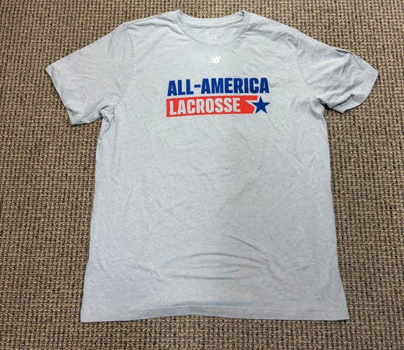 Gray XXL Men's New Balance All America 2026 Champs Shirt (New)