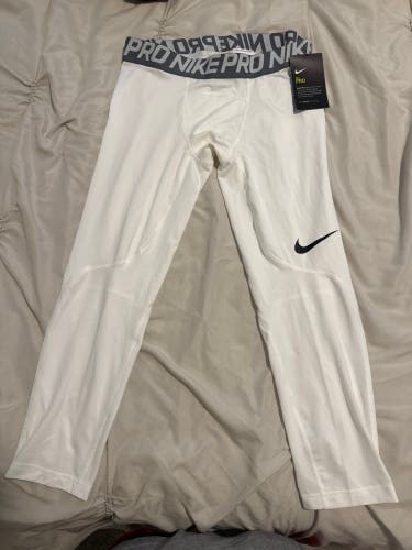 White Medium Men's Nike Compression (New)