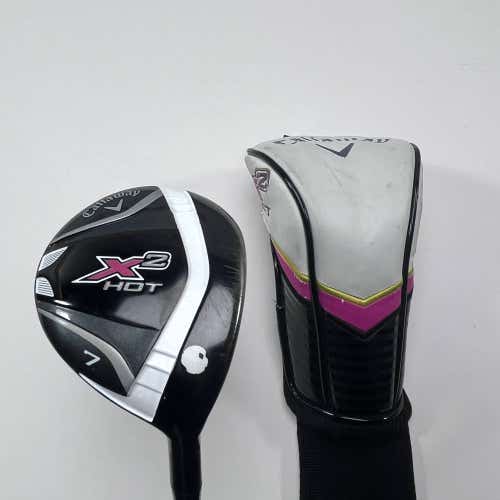 Callaway X2 Hot 7 Fairway Wood 21* Aldila Callaway X2 Hot Ladies RH