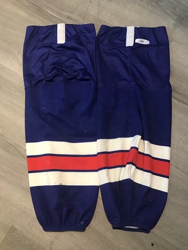 Blue NTDP Senior Large (Short) Nike Practice Socks Pro Stock (Used)