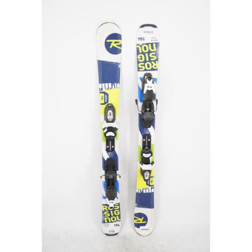Rossignol Terrain Kids Skis with Bindings - 104 cm Used