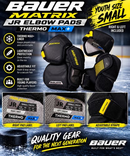 Junior Small Bauer Elbow Pads (Used)