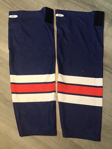 Blue NTDP Senior Medium Game Socks Pro Stock (Used)