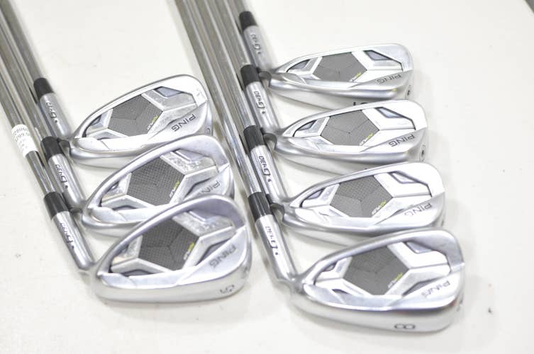 Ping G430 5-W,45* Iron Set Right Stiff Flex Black Dot DG S300 105g Steel #228060