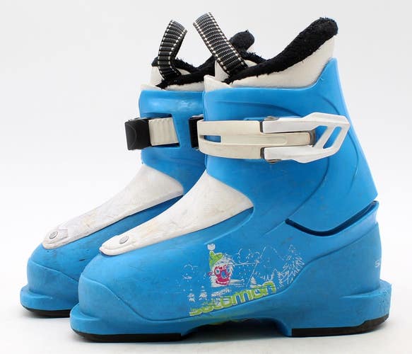 Salomon T1 Kids Ski Boots - Size 11 / Mondo 17 Used
