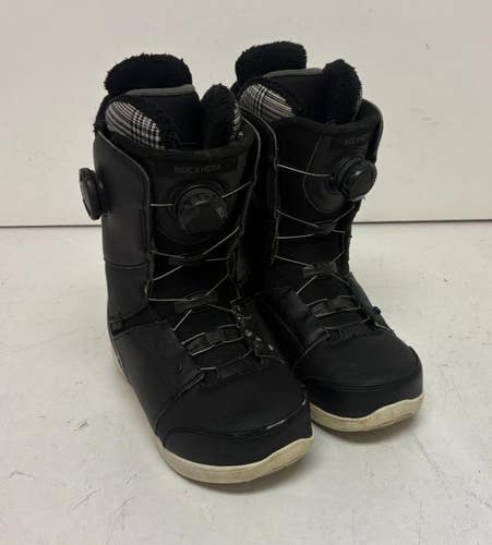 RIDE HERA Dual Boa-Coiler Leather All-Mountain Snowboard Boots US 6.5 EU 37