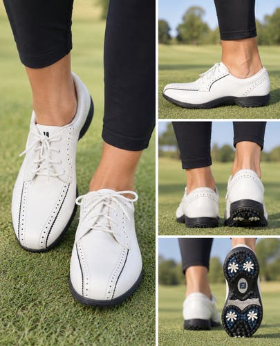Women's Size M 8.0 (W 9.0) Footjoy GreenJoys Golf Shoes (Used)