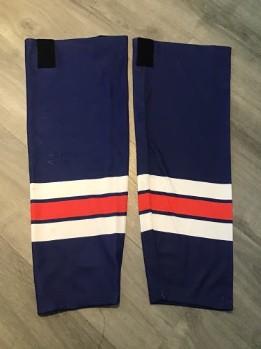 Blue NTDP Senior Large Game Socks Pro Stock (Used)