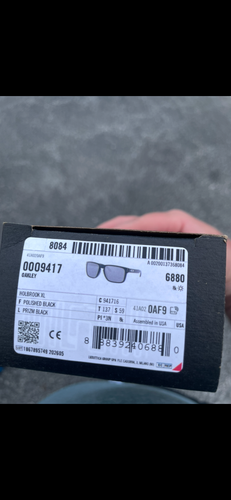 Black Men's Adult XL Oakley Sunglasses (New)