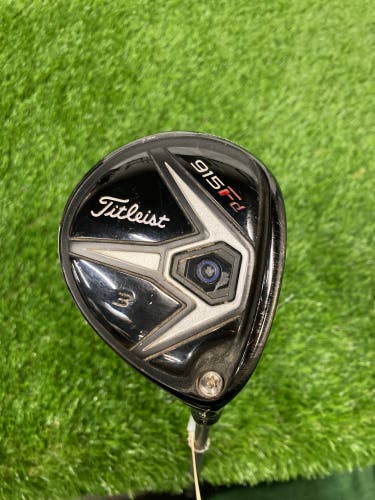 Men's Titleist 915 Fd Fairway Wood Right Handed Stiff Flex 3 Wood (Used)
