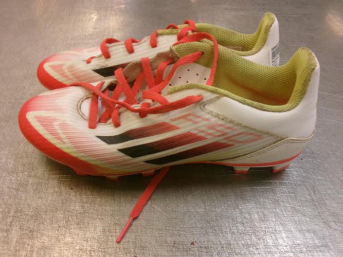 Used Adidas F-50 Soccer Cleats White Senior 7 11339-S000207353