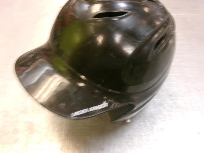 Used Under Armour HELMET Batting Helmet No Mask Black MD 11339-S000207322