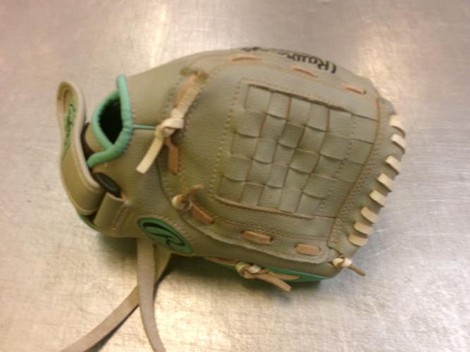 Used Rawlings PLAYERS SERIES BB/SB Glove RH Throw Grey 11" 11339-S000207317