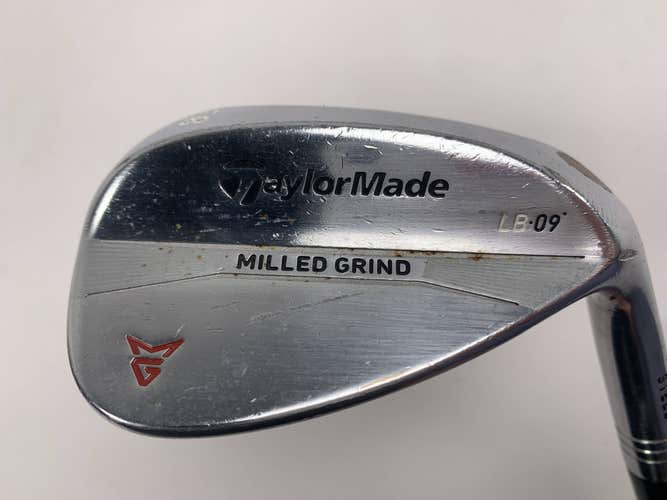 TaylorMade Milled Grind Satin Chrome Wedge 58* 9 True Temper DG Wedge Steel RH