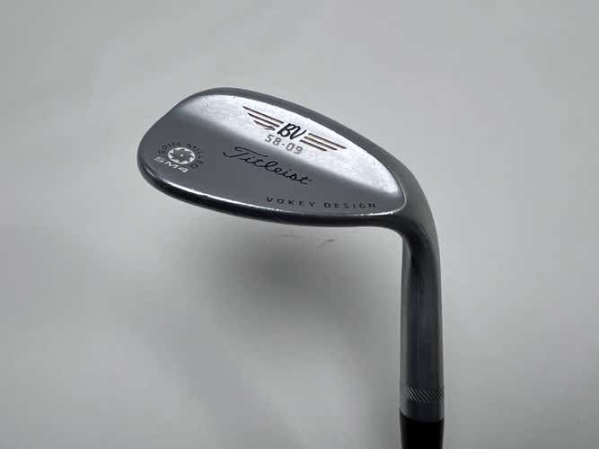 Titleist Vokey Spin Milled SM4 Chrome Wedge 58* 9 Bounce S200 Steel Mens RH