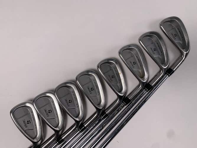 TaylorMade 320 Iron Set 3-PW Rifle Precision R-80 Regular RH Midsize Grips +1/2"