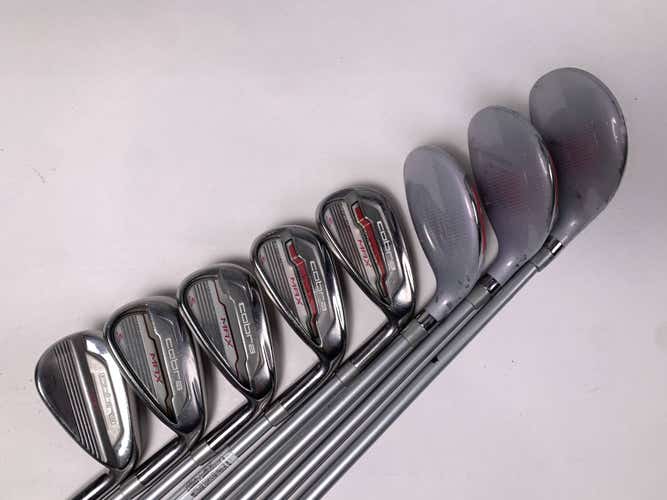 Cobra MAX Hybrid Iron Set 4H-6H 7-PW+SW Matrix White Tie X4 50g Ladies RH HC