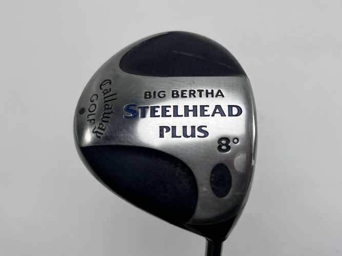 Callaway Steelhead Plus Driver 8* Big Bertha Regular Graphite Mens RH