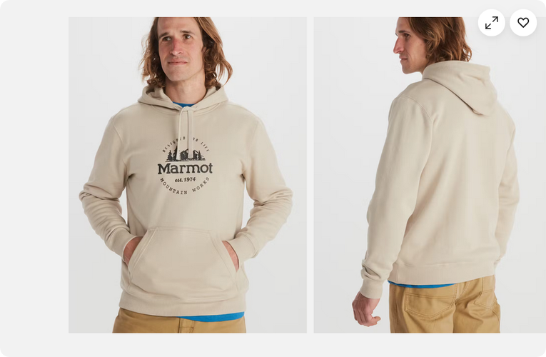 NEW Marmont Men's Culebra Peak Hoody size Large  sandbar