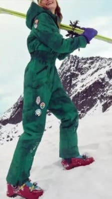 Free People Movement Evergreen Combo Prepped Patch Ski Suit Sz Small NWT
