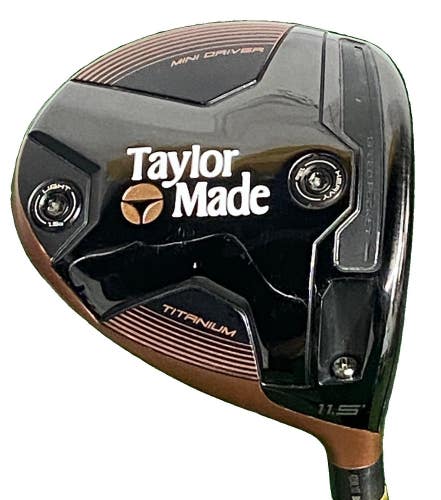 TaylorMade BRNR Copper Mini Driver 11.5* RH Elements 7F5 X-Stiff Graphite 42.75"