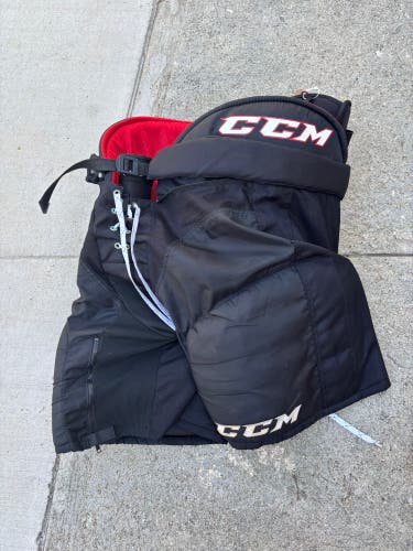 Black Senior Large CCM RBZ 130 Hockey Pants (Used)