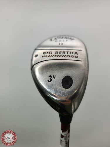 2007 CALLAWAY BIG BERTHA HEAVENWOOD 3 HYBRID 20* REG CALLAWAY RCH 75 GOOD