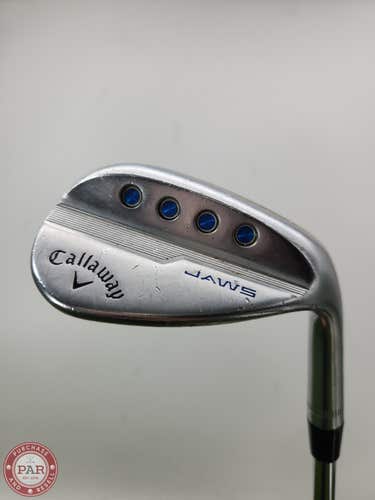 2019 CALLAWAY JAWS MD5 PLATINUM CHROME WEDGE 60/10 STIFF DYNAGOLD TI 34.75" GOOD