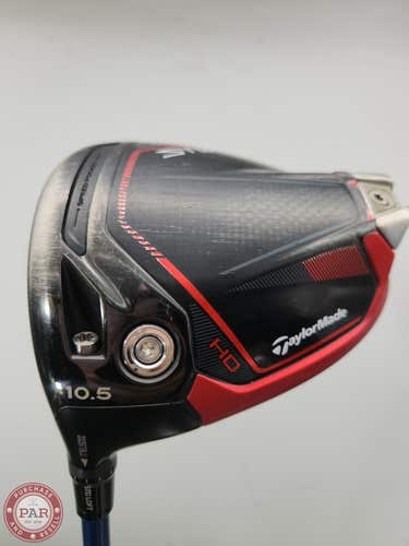 LEFTY TAYLORMADE STEALTH 2 HD DRIVER 10.5* SENIOR EVEN FLOW RIPTIDE 50G +HC GOOD