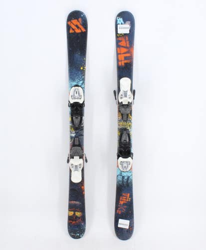 Volkl Wall Twin Tip Kids Skis with Bindings - 108 cm Used