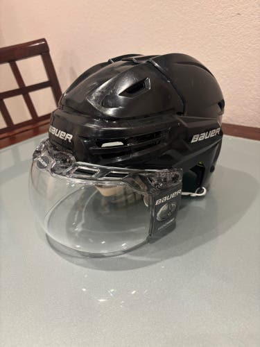 Bauer Re-Akt Large Helmet Black w/ HDO DLX Visor