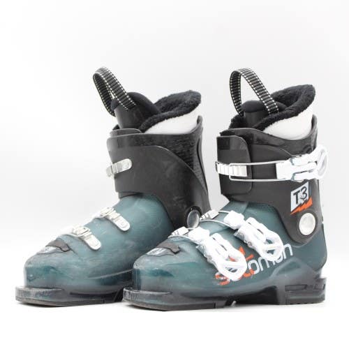 Salomon T3 Junior Ski Boots - Size 4.5 / Mondo 22.5 Used