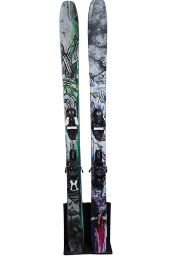 USED 2024 Atomic Bent 100 Skis Integrated Bindings (Max DIN 11) - 172 cm (Mismatched Graphic Pair)