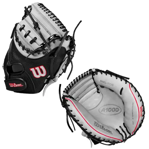Wilson A1000 CM33 SS - WBW10145433 - 33" RH Throw Baseball Catcher's Mitt (NWT)