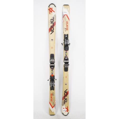 Volkl Unlimited AC 7.4 Skis with Bindings - 163 cm Used