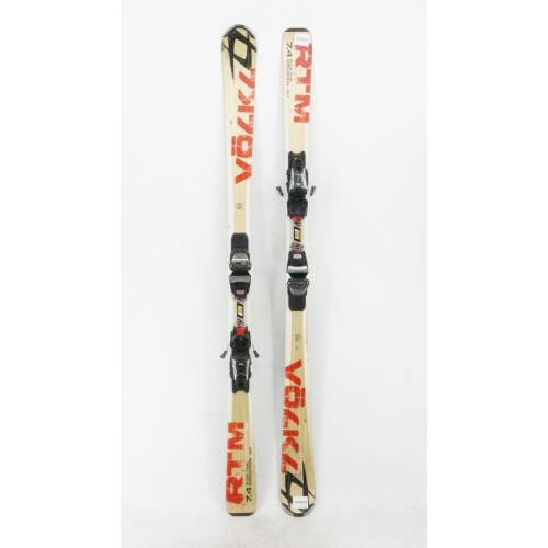 Volkl RTM 7.4 Skis with Bindings - 163 cm Used
