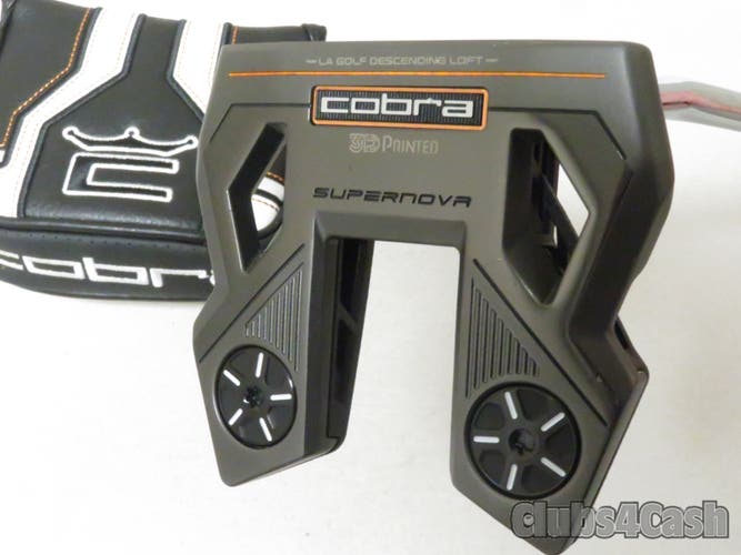 Cobra 3D Printed Supernova Putter 34" +Cover ... Shop Wear MINT