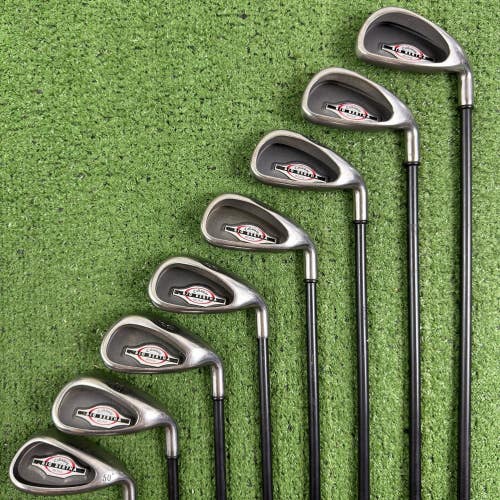 Callaway Big Bertha 2002 Iron Set 4-PW GW Graphite RCH 75 Regular Flex