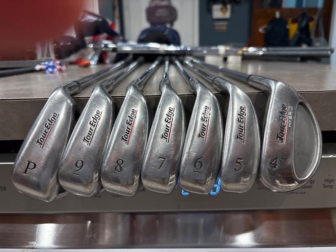 Men's Tour Edge Bazooka QLS Right Handed Iron Set (7 Clubs) #4H, #5 - #9, PW (Used)