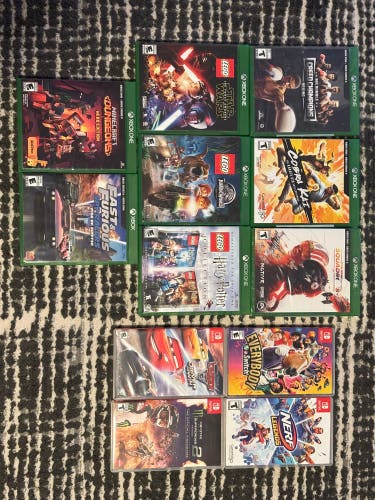 Nintendo and Xbox Games Used and New