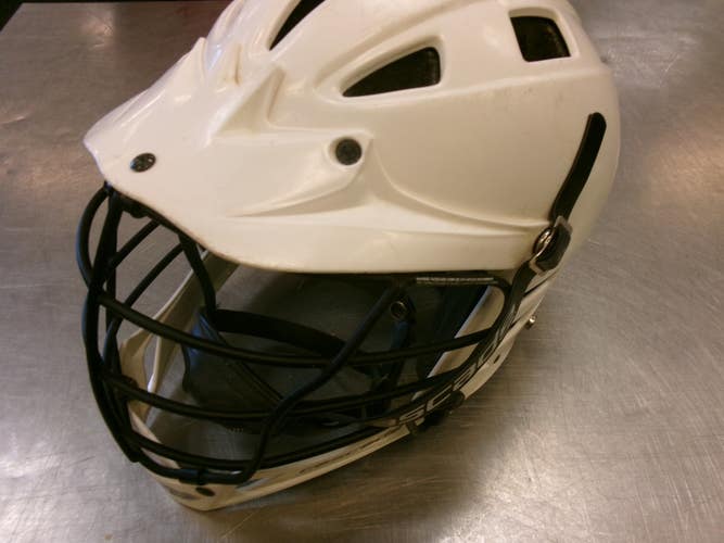 Used Cascade CPV Lacrosse Helmet White MD 11339-S000206892