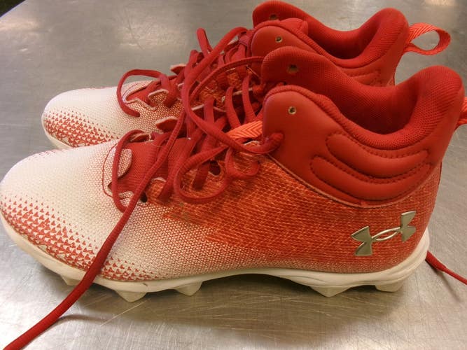 Used Under Armour Adult FB Cleats Red Senior 9 11339-S000206949
