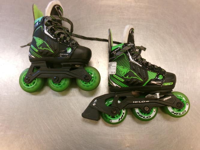 Used Mission LIL RIPPER Child Roller Quad Skates Black Adjustable 11339-S000206923
