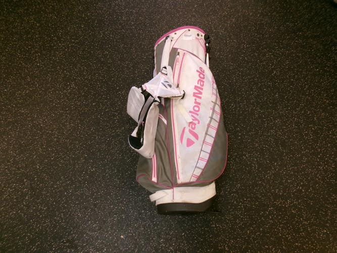 Used Taylormade BAG Womens Stand Bag Pink 11339-S000207006