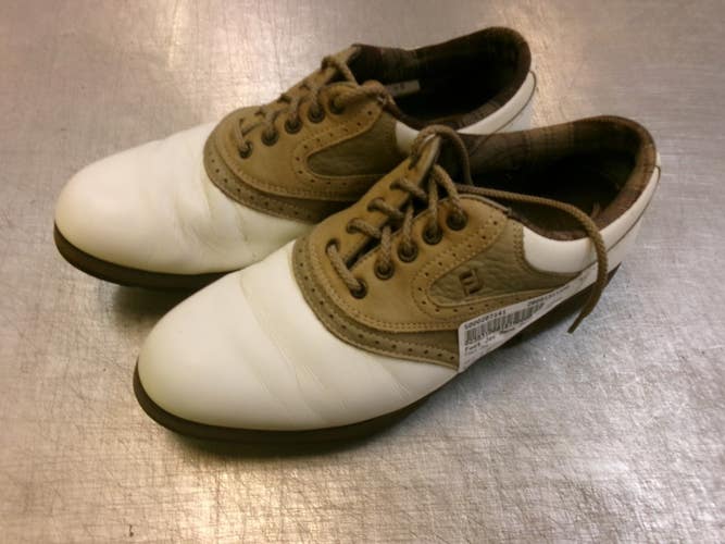 Used Foot Joy Mens Golf Shoes Brown Senior 6 11339-S000207141