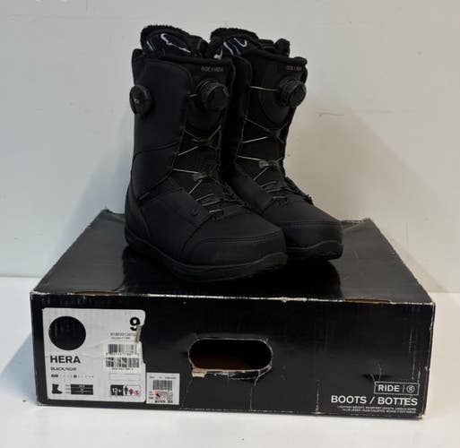 RIDE HERA Dual Boa-Coiler Women's Snowboard Boots Intuition Liners US 9 EU 40.5
